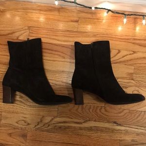 Robert Clergerie Suede Black Boots